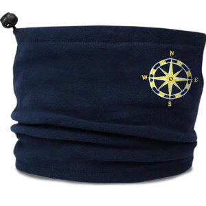 Compass Embroidered Thermal Toggle Fleece Snood