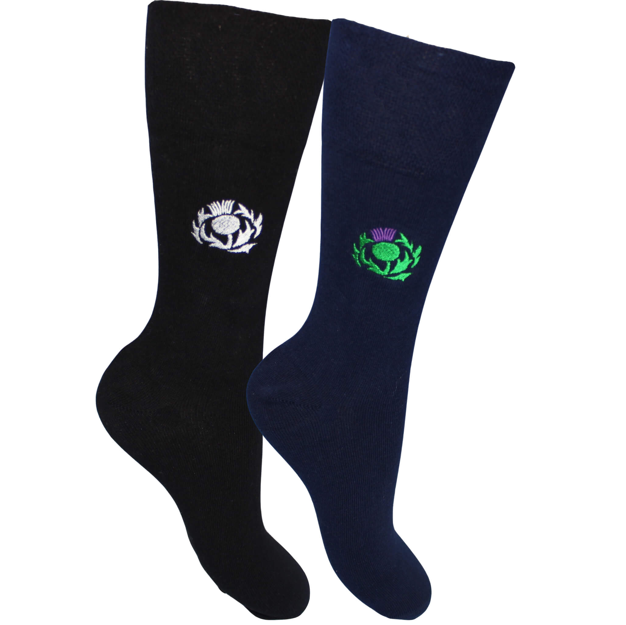Men’s Scottish Thistle & Flag Socks Set