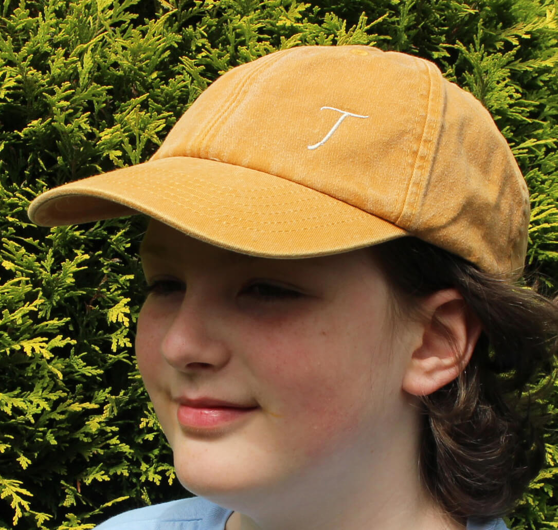 Personalised Initials Denim Baseball Cap 8-12 Years - Image 2