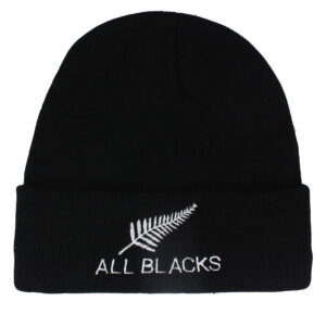 Men's All Blacks New Zealand Black Beanie