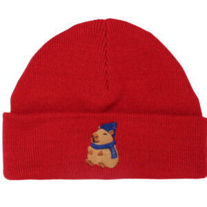 Children's Capybara Soft Knit Beanie Hat 2-4 Years