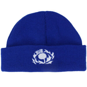 Scotland Thistle Royal Blue Beanie 2-4 Years