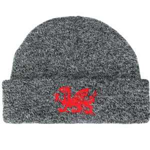 Welsh Dragon Soft Knit Beanie Hat 2-4 Years