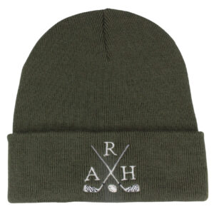 Personalised Men's Golf Khaki Sports Beanie